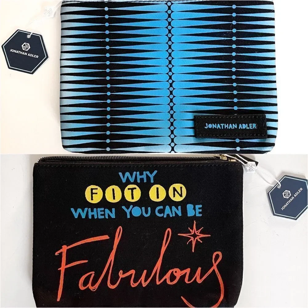 Jonathan Adler Cotton Pouch Bag